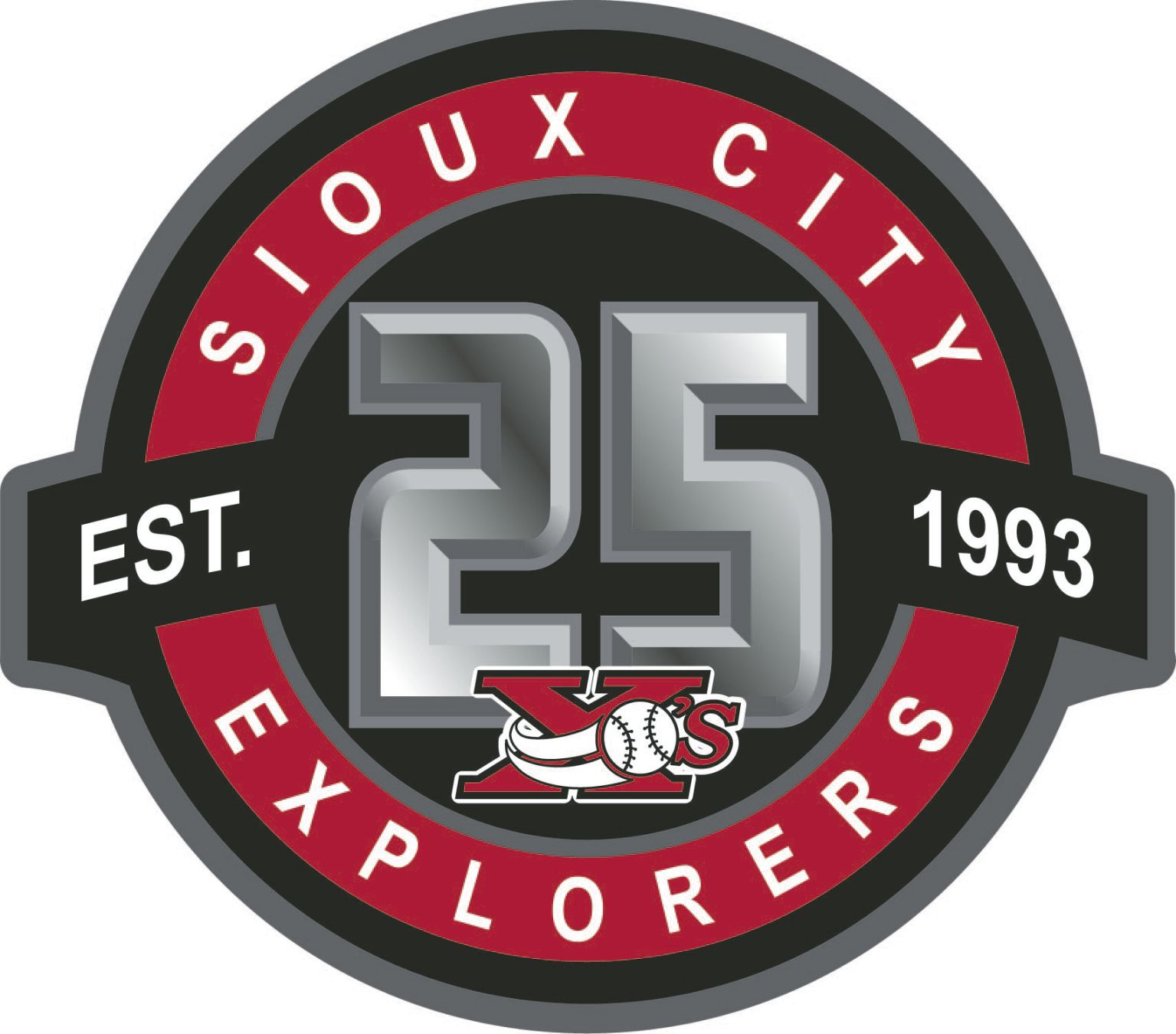 Sioux City Explorers 25th logo